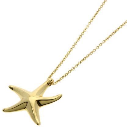 TIFFANY&Co. Star fish Necklace K18 Yellow Gold Ladies [Used]