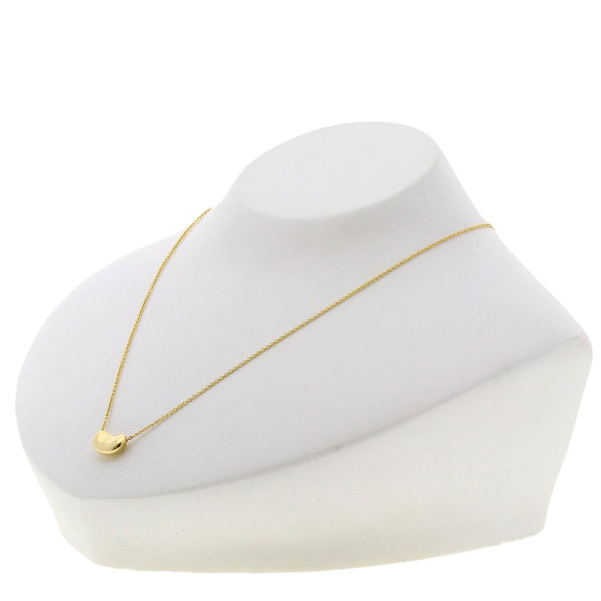 TIFFANY&Co. Bean Necklace K18 Yellow Gold Ladies [Used]