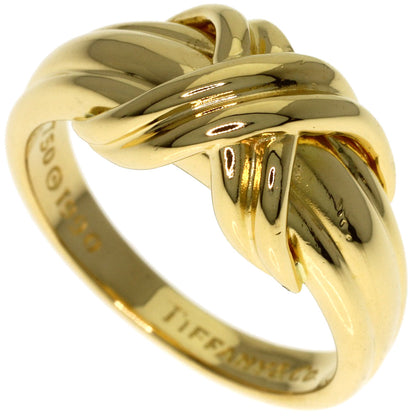 TIFFANY&Co. Signature Ring K18 Yellow Gold Ladies [Used]