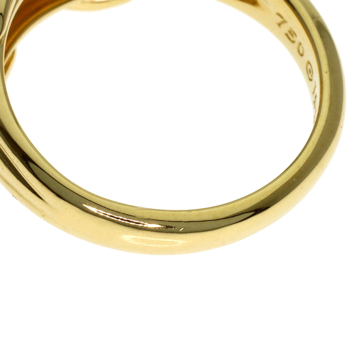 TIFFANY&Co. Signature Ring K18 Yellow Gold Ladies [Used]