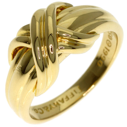 TIFFANY&Co. Signature Ring K18 Yellow Gold Ladies [Used]