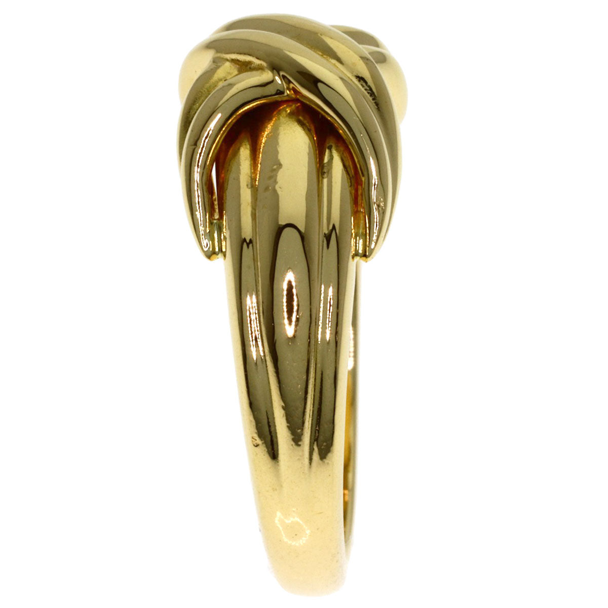 TIFFANY&Co. Signature Ring K18 Yellow Gold Ladies [Used]
