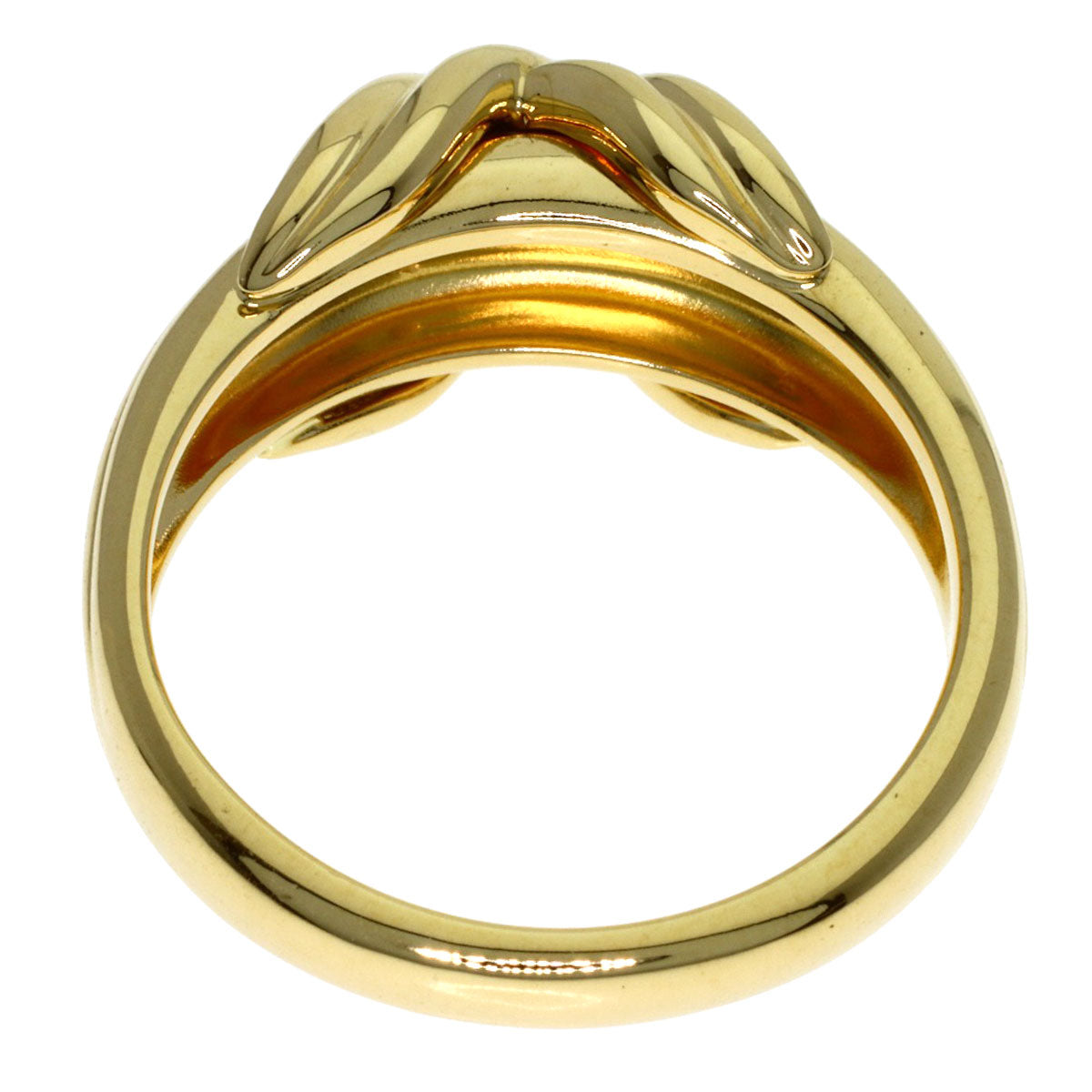 TIFFANY&Co. Signature Ring K18 Yellow Gold Ladies [Used]
