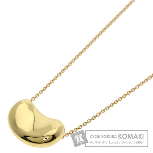TIFFANY&Co. Bean Necklace K18 Yellow Gold Ladies [Used]