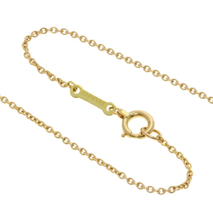 TIFFANY&Co. Bean Necklace K18 Yellow Gold Ladies [Used]