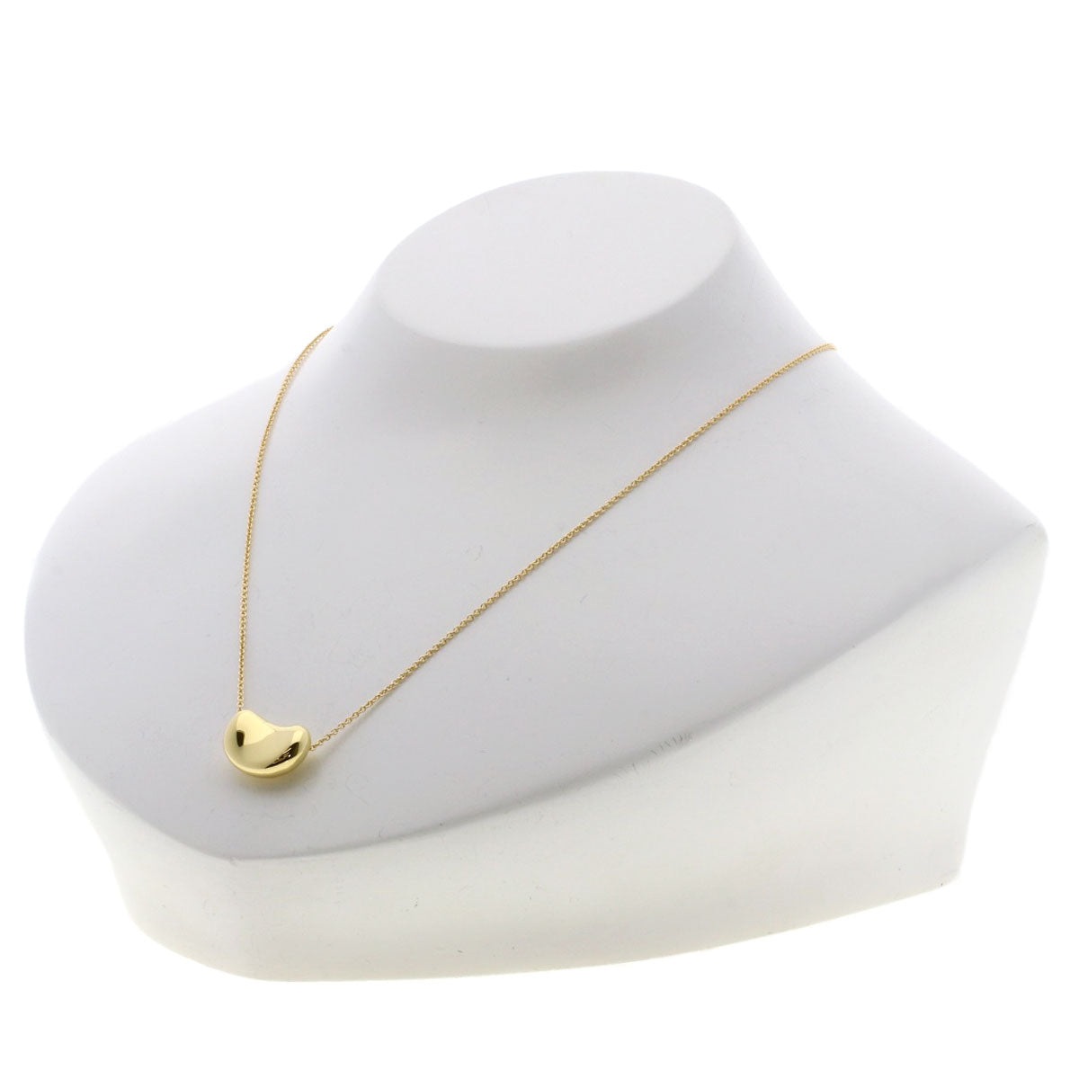 TIFFANY&Co. Bean Necklace K18 Yellow Gold Ladies [Used]