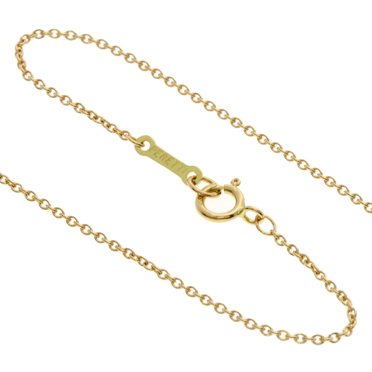TIFFANY&Co. Bean Necklace K18 Yellow Gold Ladies [Used]