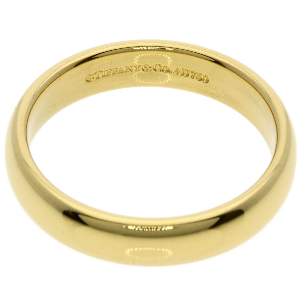 TIFFANY&Co. wedding Ring K18 Yellow Gold Ladies [Used]