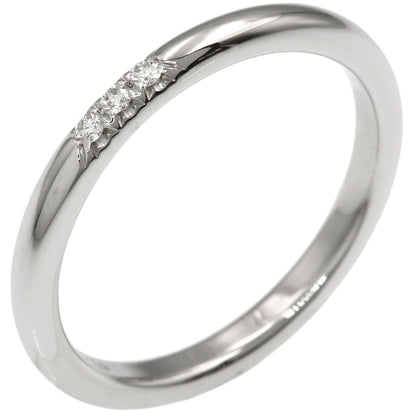 TIFFANY&Co. Forever 3P Diamond Ring Platinum PT950 Ladies [Used]
