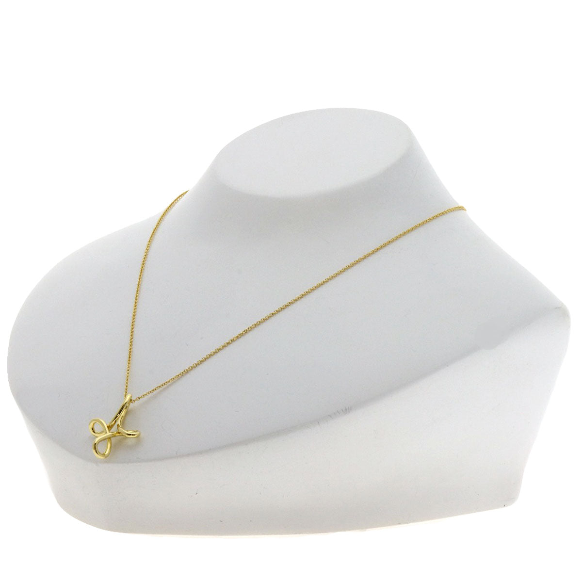 TIFFANY&Co. Open cross Necklace K18 Yellow Gold Ladies [Used]