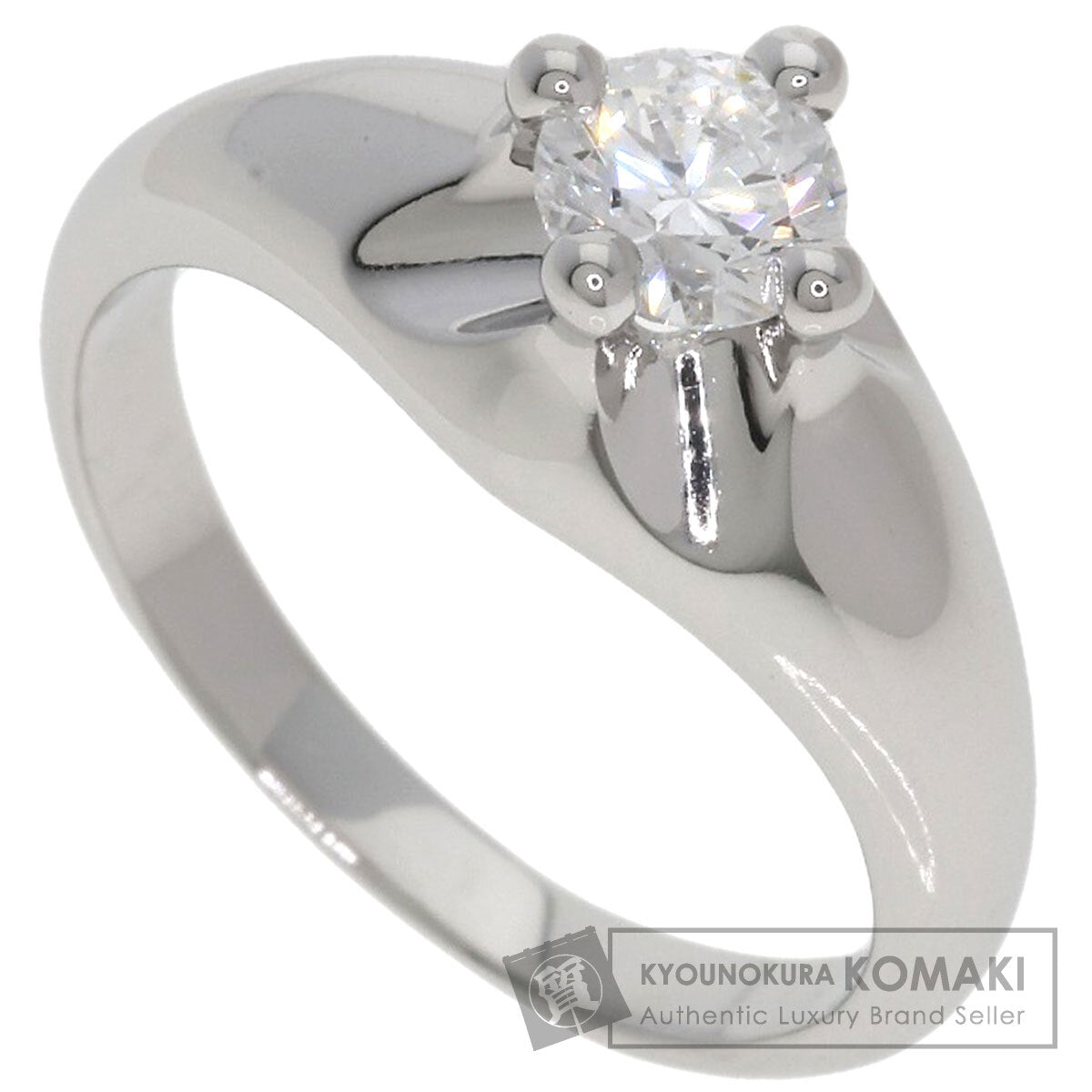 BVLGARI Corona Diamond Ring Platinum PT950 Ladies [Used]