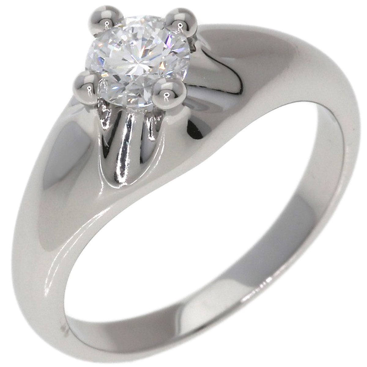 BVLGARI Corona Diamond Ring Platinum PT950 Ladies [Used]