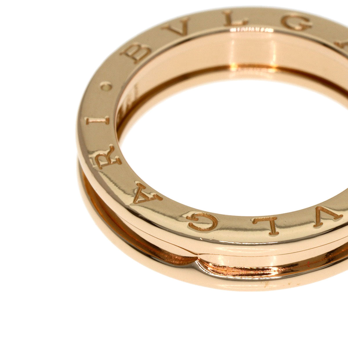 BVLGARI B.zero1 1 band #56 Ring K18 Pink Gold Ladies [Used]