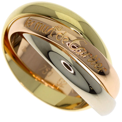 CARTIER Trinity #52 Ring K18 Yellow Gold 18K Pink GoldLadies [Used]