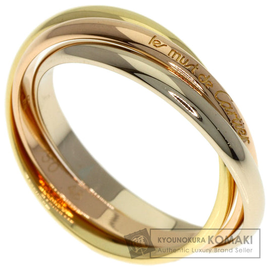 CARTIER Trinity XS #48 Ring K18 Yellow Gold 18K Pink GoldLadies [Used]