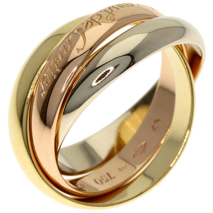 CARTIER Trinity #49 Ring K18 Yellow Gold 18K Pink GoldLadies [Used]