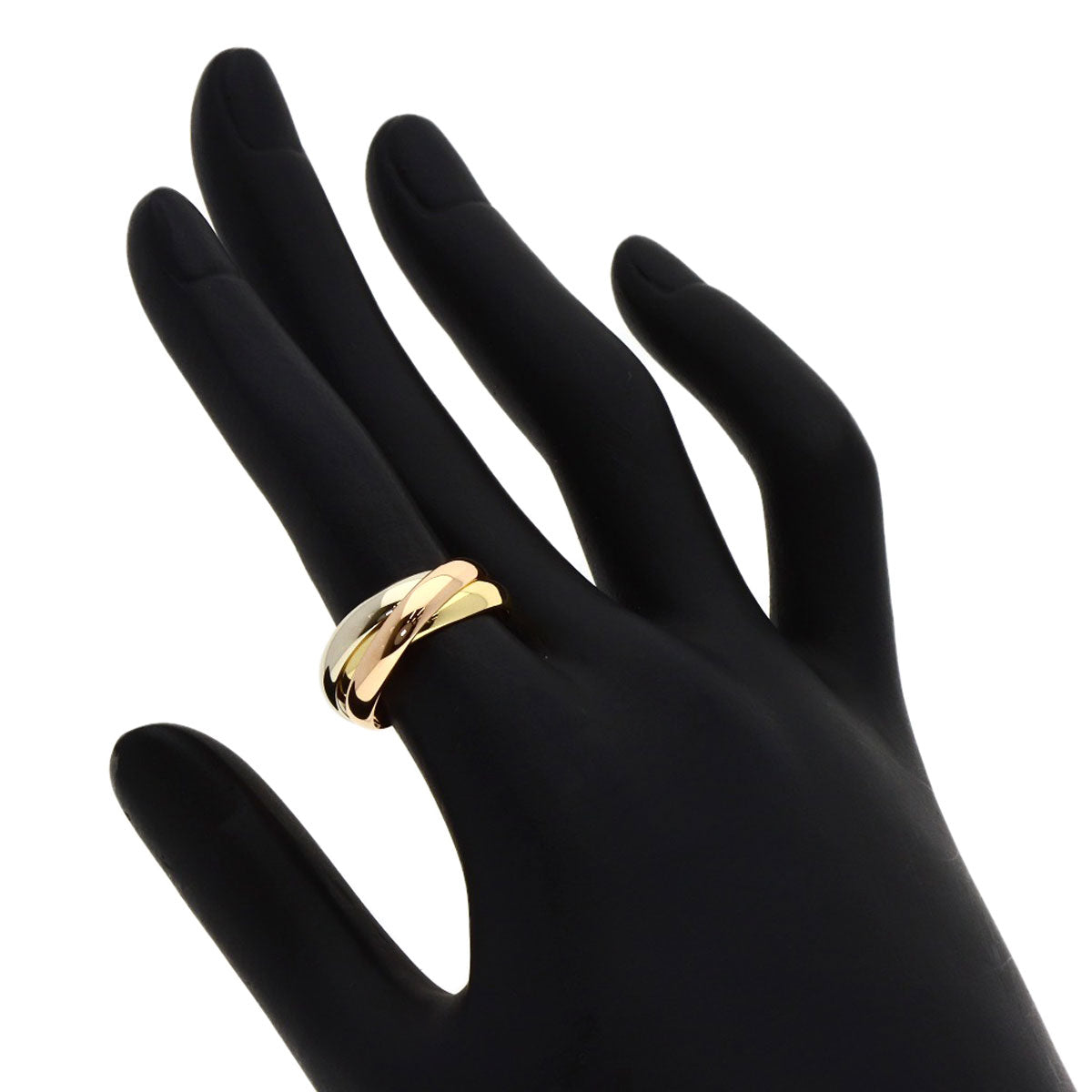 CARTIER Trinity #51 Ring K18 Yellow Gold 18K Pink GoldLadies [Used]