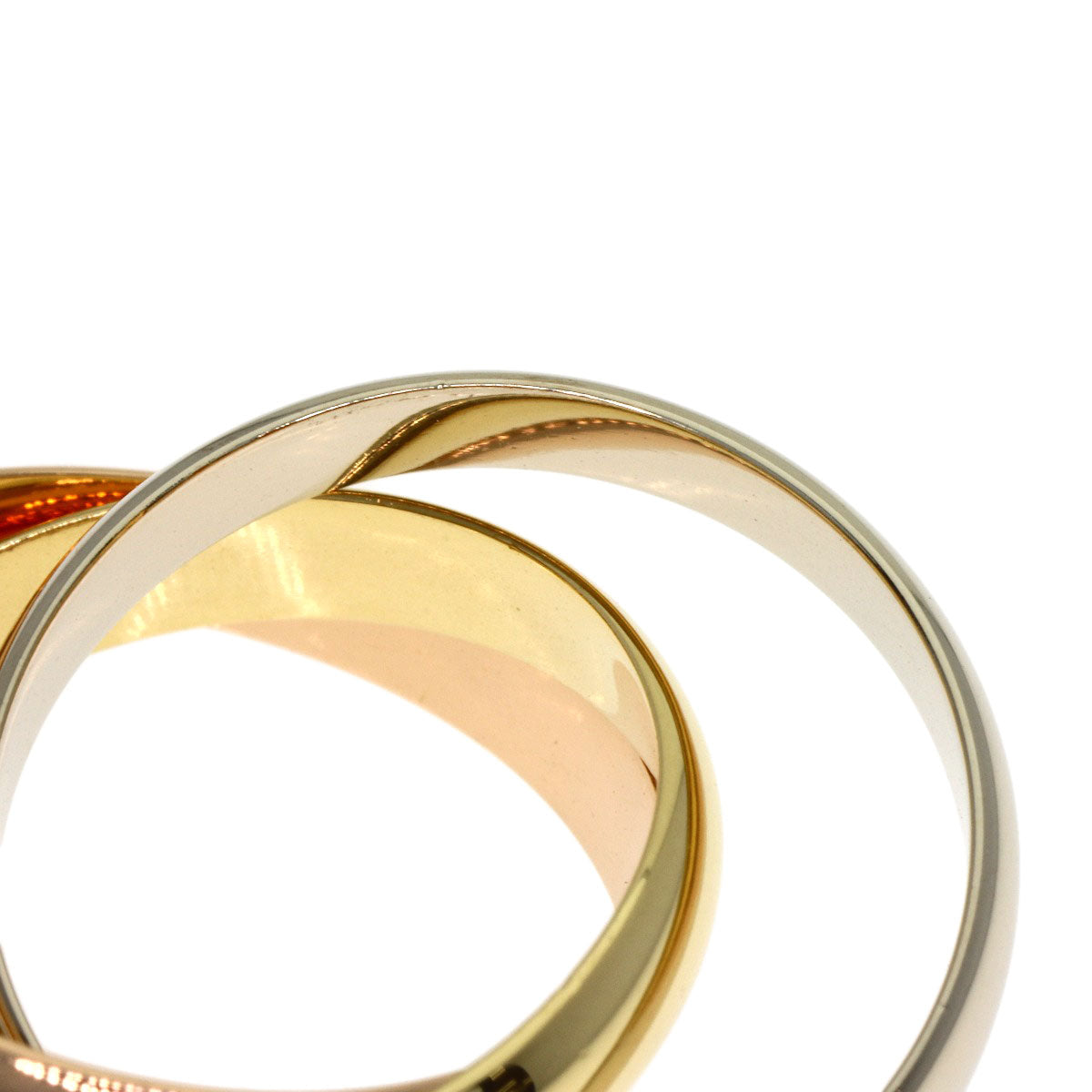 CARTIER Trinity #51 Ring K18 Yellow Gold 18K Pink GoldLadies [Used]