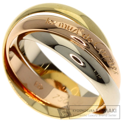 CARTIER Trinity #52 Ring K18 Yellow Gold K18 White GoldLadies [Used]