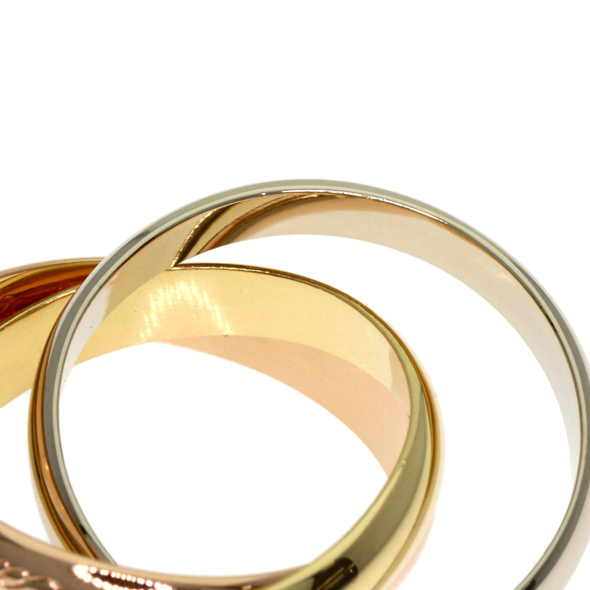 CARTIER Trinity #52 Ring K18 Yellow Gold K18 White GoldLadies [Used]