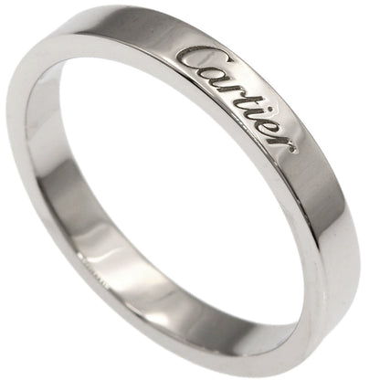 CARTIER Flatband #56 Ring Platinum PT950 Ladies [Used]