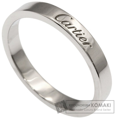 CARTIER Flatband #56 Ring Platinum PT950 Ladies [Used]