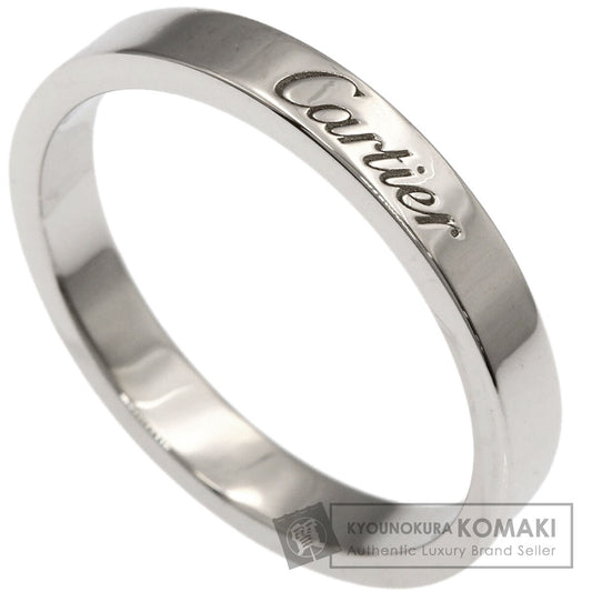 CARTIER Flatband #56 Ring Platinum PT950 Ladies [Used]