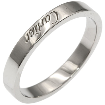 CARTIER Flatband #56 Ring Platinum PT950 Ladies [Used]