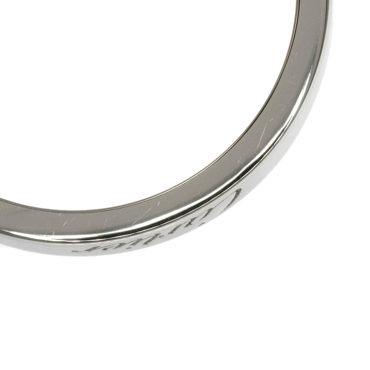 CARTIER Flatband #56 Ring Platinum PT950 Ladies [Used]