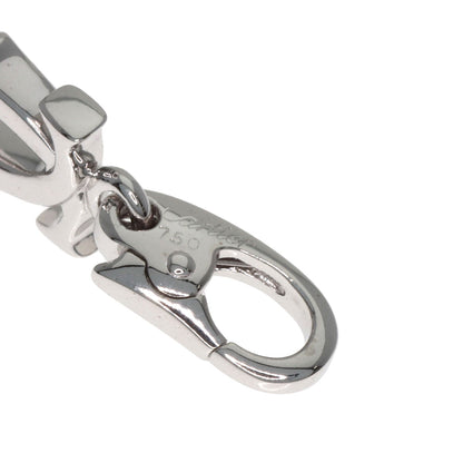 CARTIER 2C charm Pendant top K18 White Gold Ladies [Used]