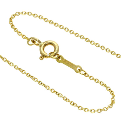 TIFFANY&Co. Double rubbing heart Necklace K18 Yellow Gold Ladies [Used]