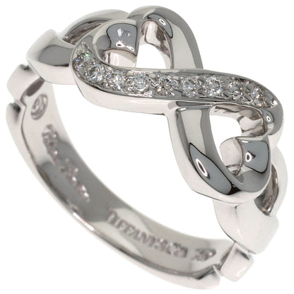 TIFFANY&Co. Loving Heart Diamond Ring K18 White Gold Ladies [Used]