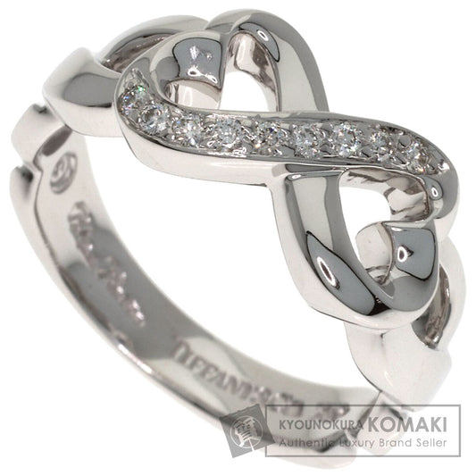 TIFFANY&Co. Loving Heart Diamond Ring K18 White Gold Ladies [Used]