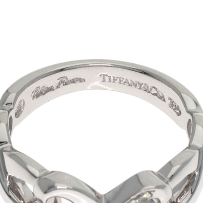 TIFFANY&Co. Loving Heart Diamond Ring K18 White Gold Ladies [Used]