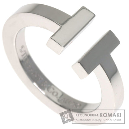 TIFFANY&Co. T square Ring K18 White Gold Ladies [Used]