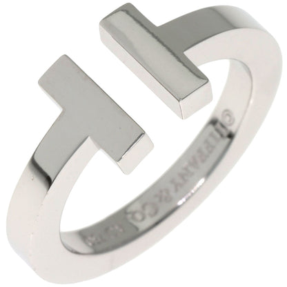 TIFFANY&Co. T square Ring K18 White Gold Ladies [Used]
