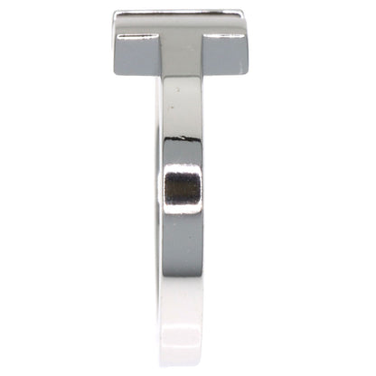 TIFFANY&Co. T square Ring K18 White Gold Ladies [Used]