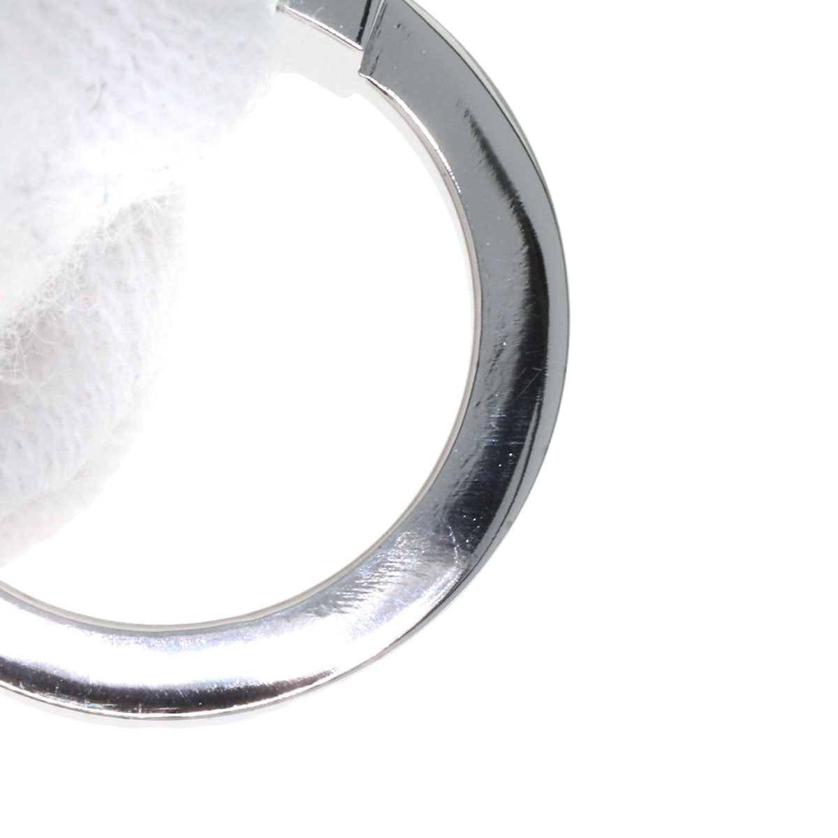 TIFFANY&Co. T square Ring K18 White Gold Ladies [Used]