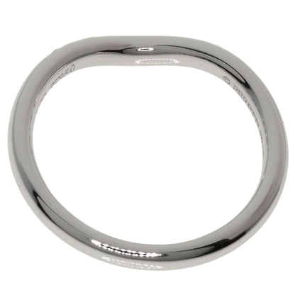 TIFFANY&Co. Curved band Diamond Ring Platinum PT950 Ladies [Used]