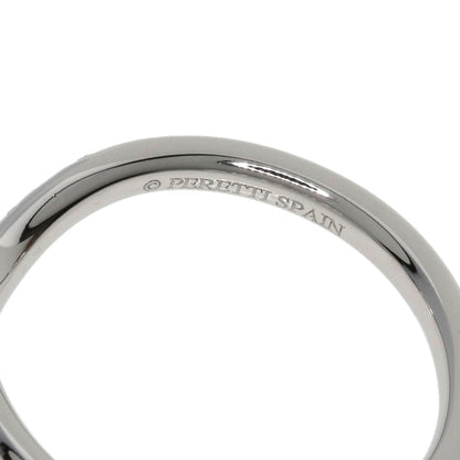 TIFFANY&Co. Curved band Diamond Ring Platinum PT950 Ladies [Used]