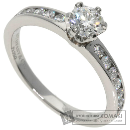 TIFFANY&Co. Solitaire Diamond Ring Platinum PT950 Ladies [Used]