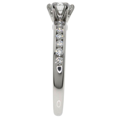 TIFFANY&Co. Solitaire Diamond Ring Platinum PT950 Ladies [Used]