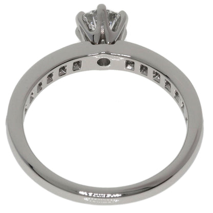 TIFFANY&Co. Solitaire Diamond Ring Platinum PT950 Ladies [Used]
