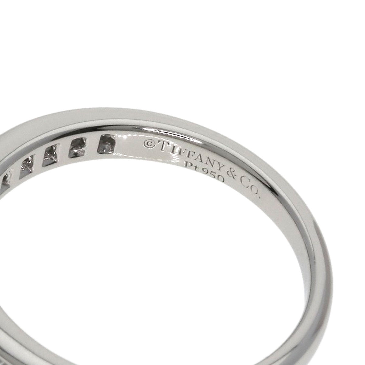TIFFANY&Co. Solitaire Diamond Ring Platinum PT950 Ladies [Used]
