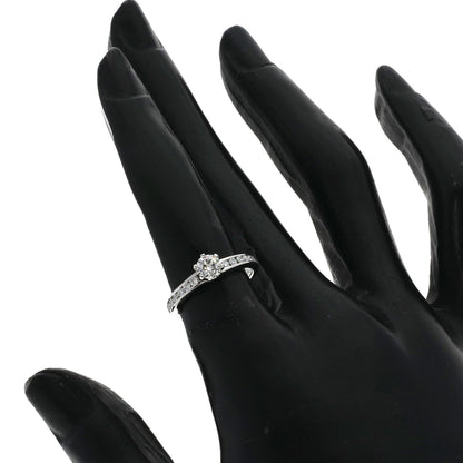 TIFFANY&Co. Solitaire Diamond Ring Platinum PT950 Ladies [Used]