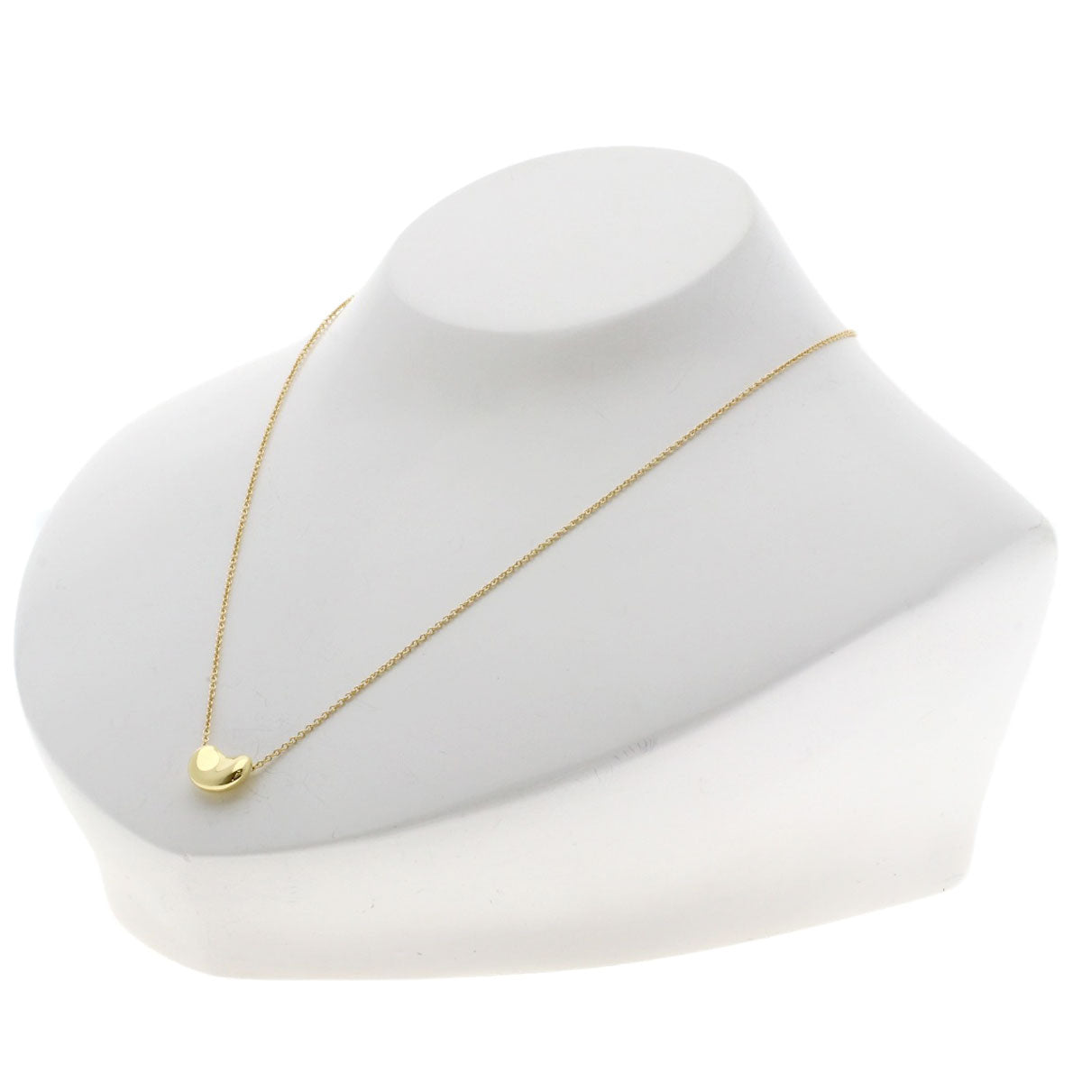 TIFFANY&Co. Bean Necklace K18 Yellow Gold Ladies [Used]