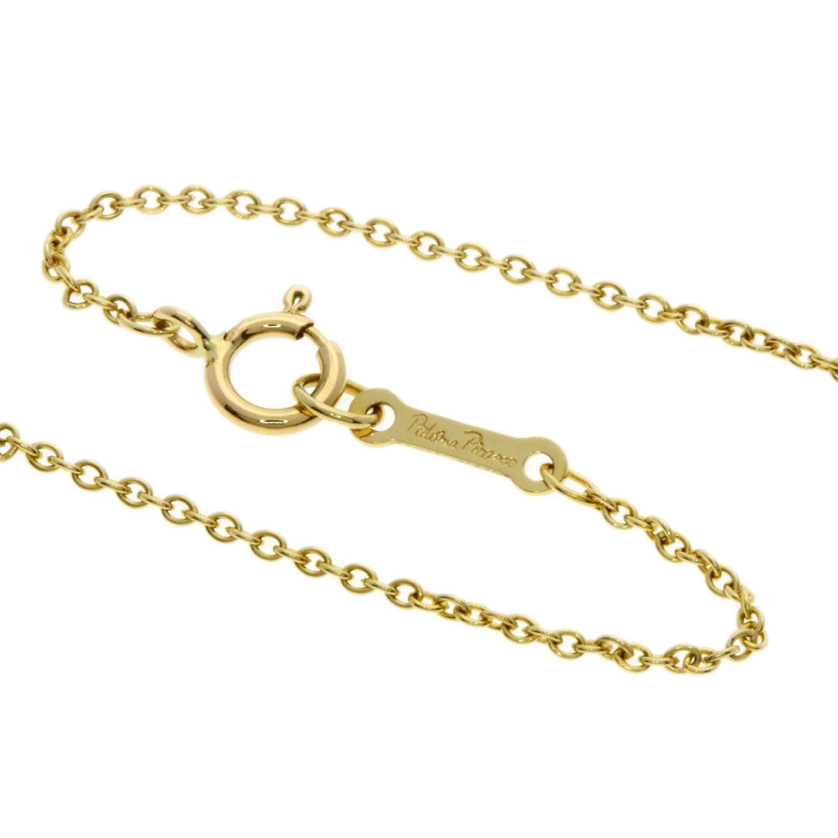 TIFFANY&Co. kiss Necklace K18 Yellow Gold Ladies [Used]