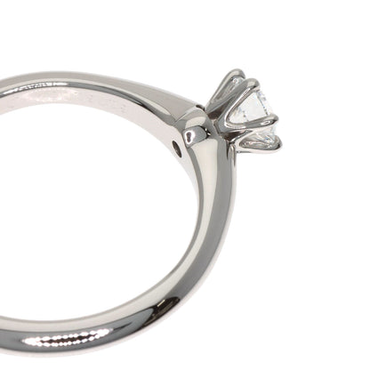 TIFFANY&Co. Solitaire Diamond Ring Platinum PT950 Ladies [Used]