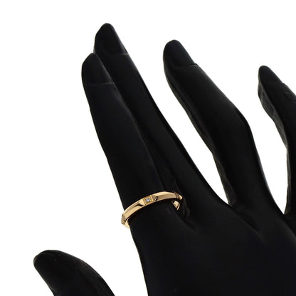 TIFFANY&Co. True Band Ring Diamond Ring K18 Pink Gold Ladies [Used]