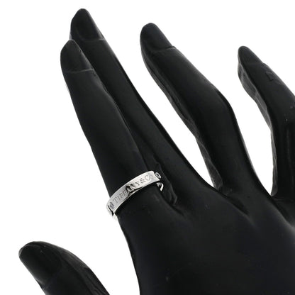 TIFFANY&Co. Flat band 3P Diamond Ring Platinum PT950 Ladies [Used]